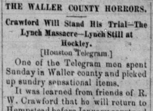 The Waller County Horrors.